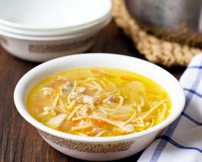 Lickety Split Chicken Noodle Soup