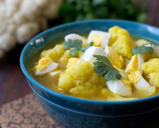 Indian-Spiced Cauliflower Soup