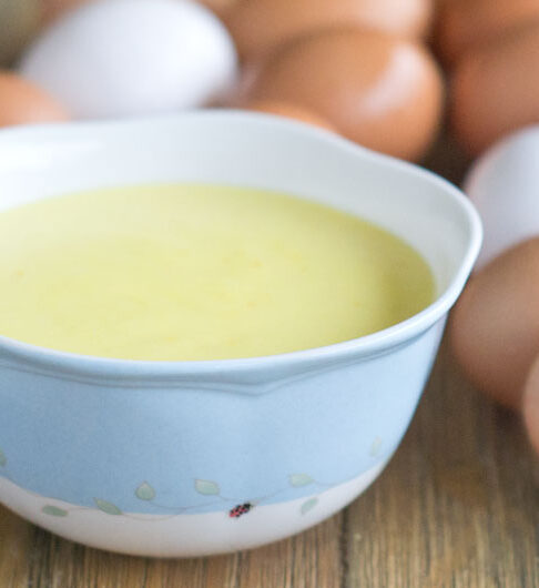 How to make classic hollandaise sauce. It's actually easy but involves a bit of a wrist workout.
