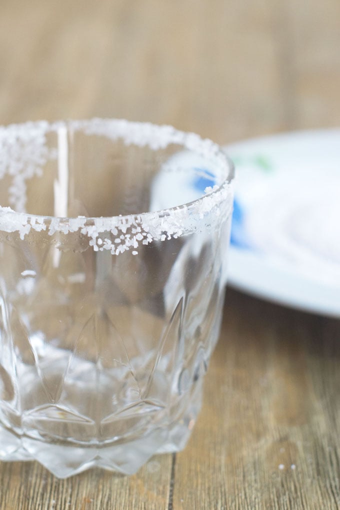 Kosher Salt for Rimming a Margarita Glass