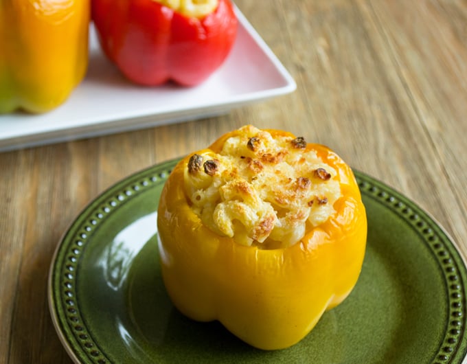 Macaroni and Cheese Stuffed Peppers