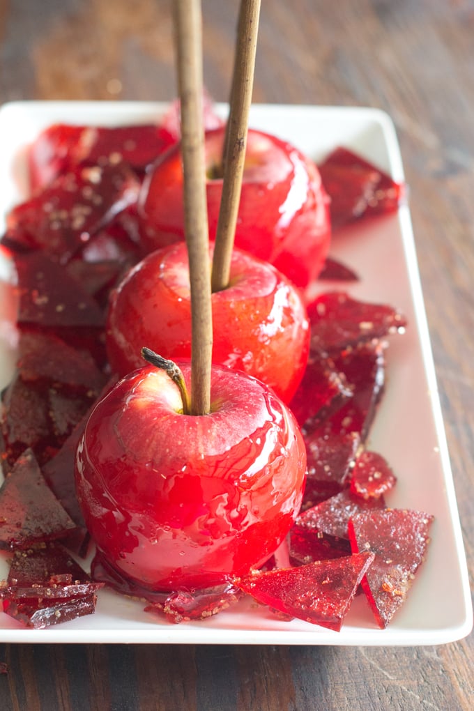 Candy Apple Candies Made from Leftover Candy Apple Coating