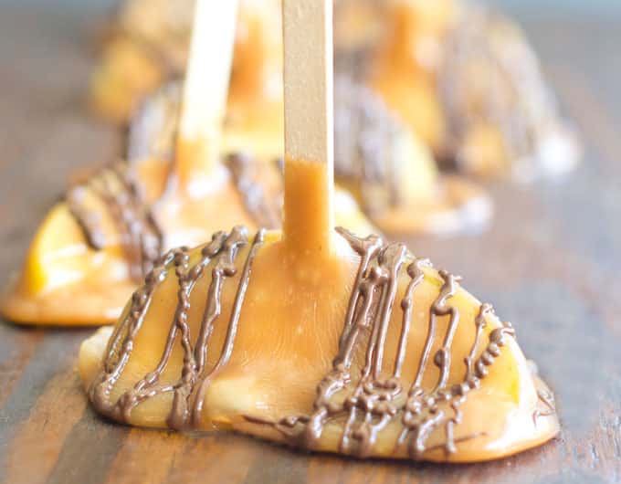 Caramel Apple Slices: Easier to eat and just as tasty as caramel apples