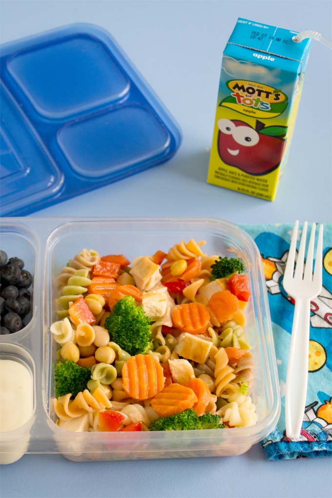 Freezer Pasta Salad for Quick Packed Lunches
