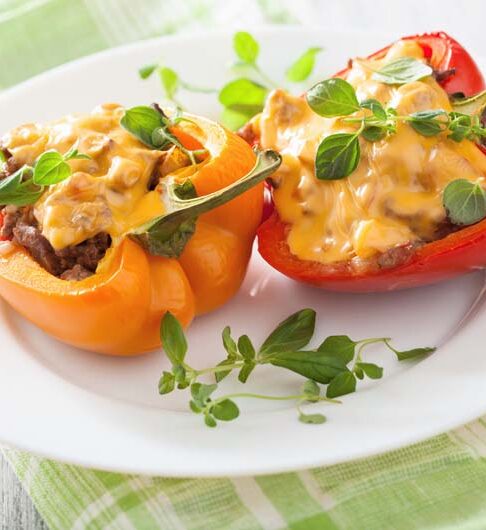17 Cooked Fillings to Make for Stuffed Peppers (try taco ingredients topped with warm queso before serving)