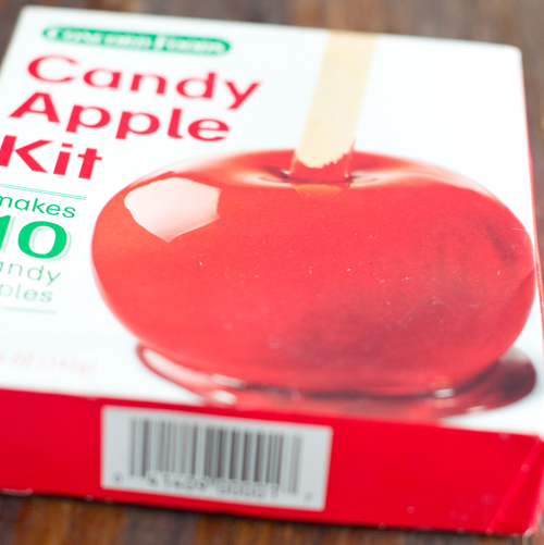 store bought candy apple kit