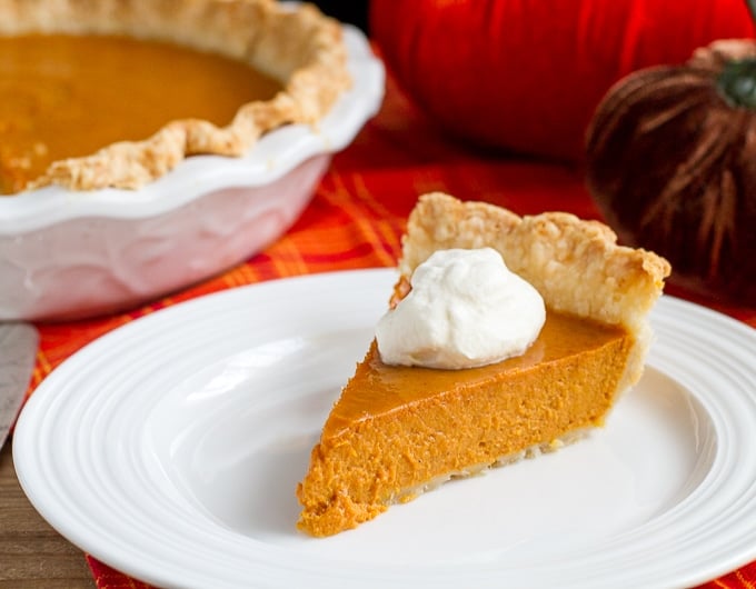 Boozy Bourbon Pumpkin Pie - TheCookful