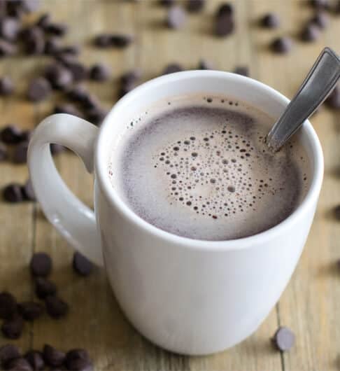 Hot Chocolate Made with Real Chocolate