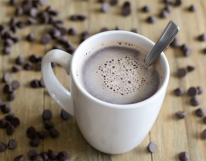 Easy Hot Chocolate with Real Chocolate - TheCookful