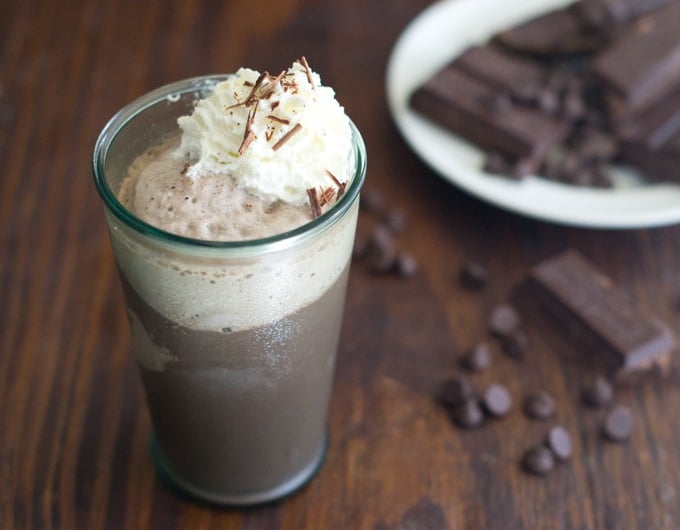 Easy Frozen Hot Chocolate