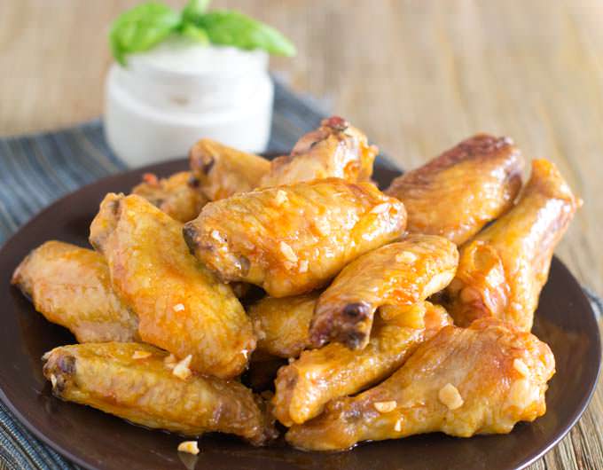 Crispy Oven Baked Chicken Wings (Baking Powder) : Cooking With Bliss