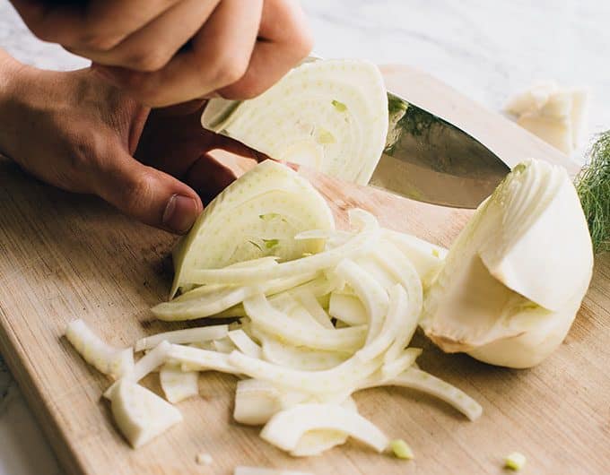 Slice fennel