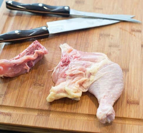 How to debone and stuff a chicken leg