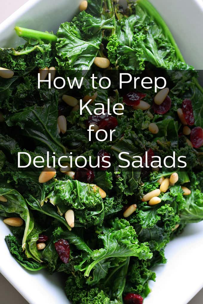 Kale can be a bit tough to eat raw in salads. But if you know how to pamper it and prepare it, it becomes the perfect salad green. Learn how here.