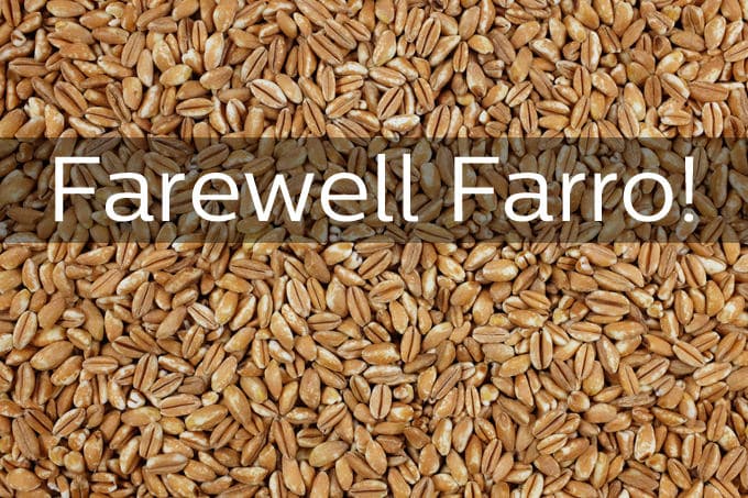 We spent the past two weeks learning and talking about farro. Here's what we discovered. And...find out what the next topic on The Cookful will be!