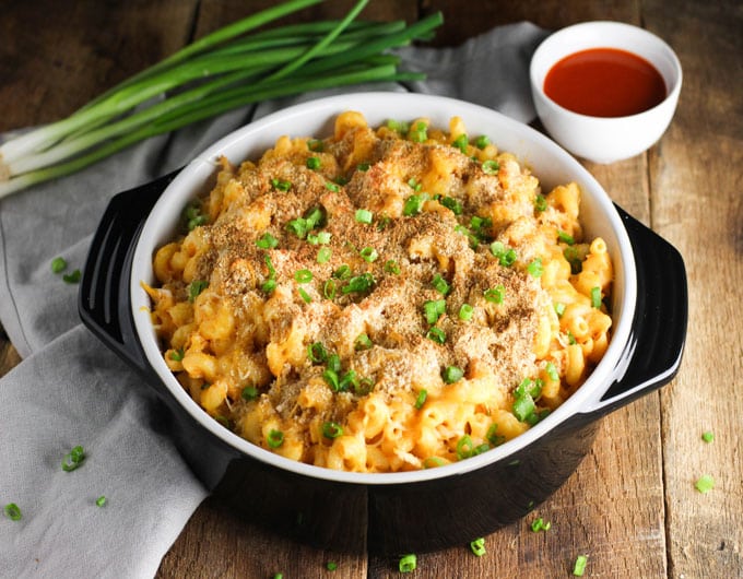 Learn how to make mac & cheese better than ever by adding the flavors of buffalo wings.