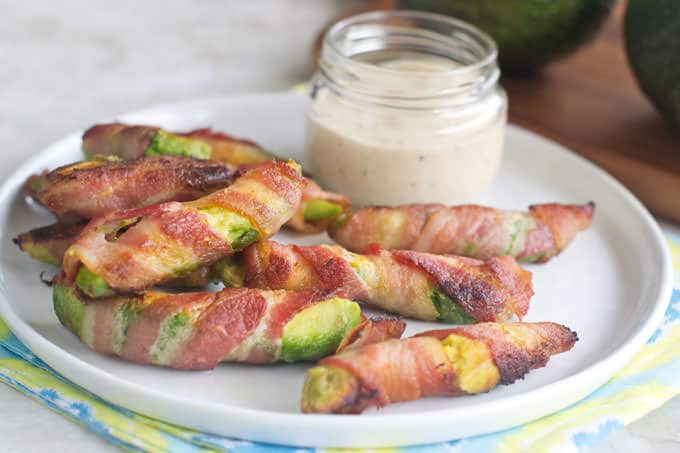 Bacon Wrapped Avocado Fries