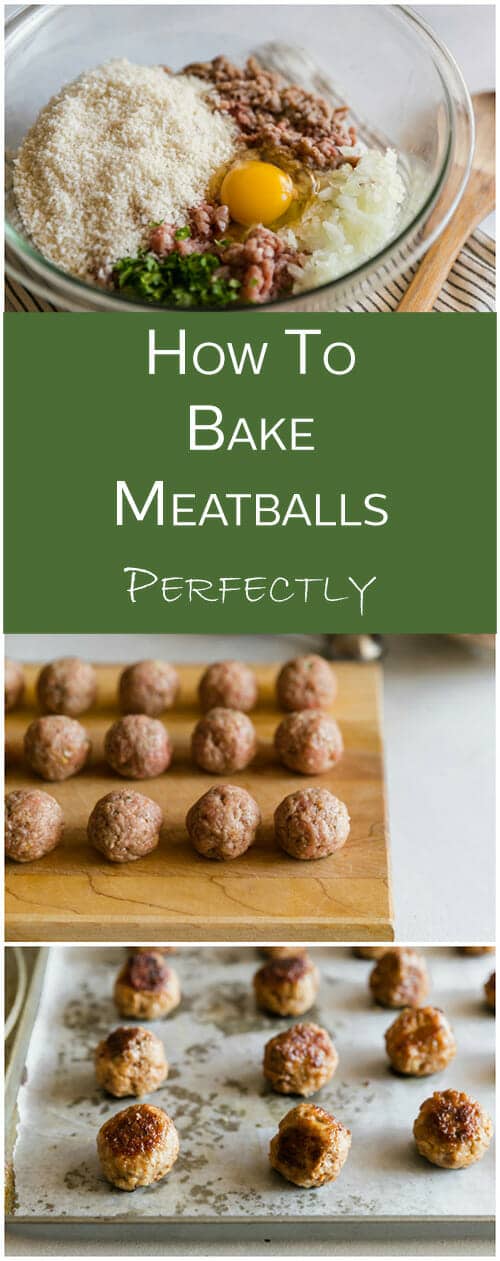 How to Bake Meatballs