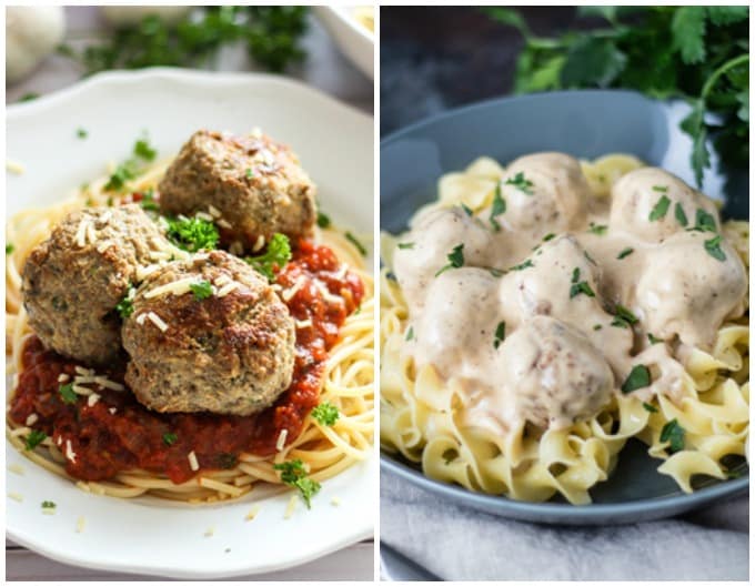 Italian Versus Swedish Meatballs