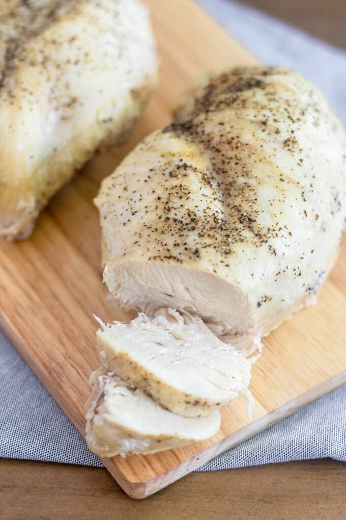 Use your Instant Pot to cook chicken breast in no time. You'll love coming home to pre-prepped protein on busy weeknights. And you won't believe how tender and juicy it turns out.