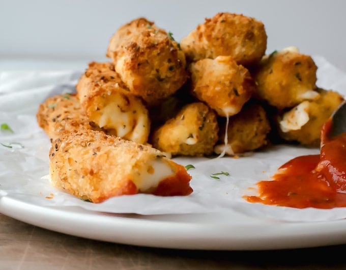 Breaded Mozzarella Patties - Spaghetti Squash Chicken ...