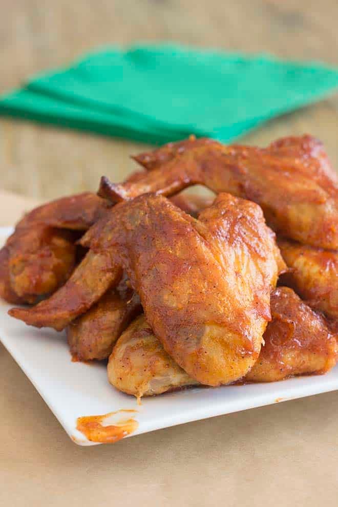 BBQ Chicken Wings are the ultimate chicken wing recipe. Once you've tasted them you'll never order takeout wings again.