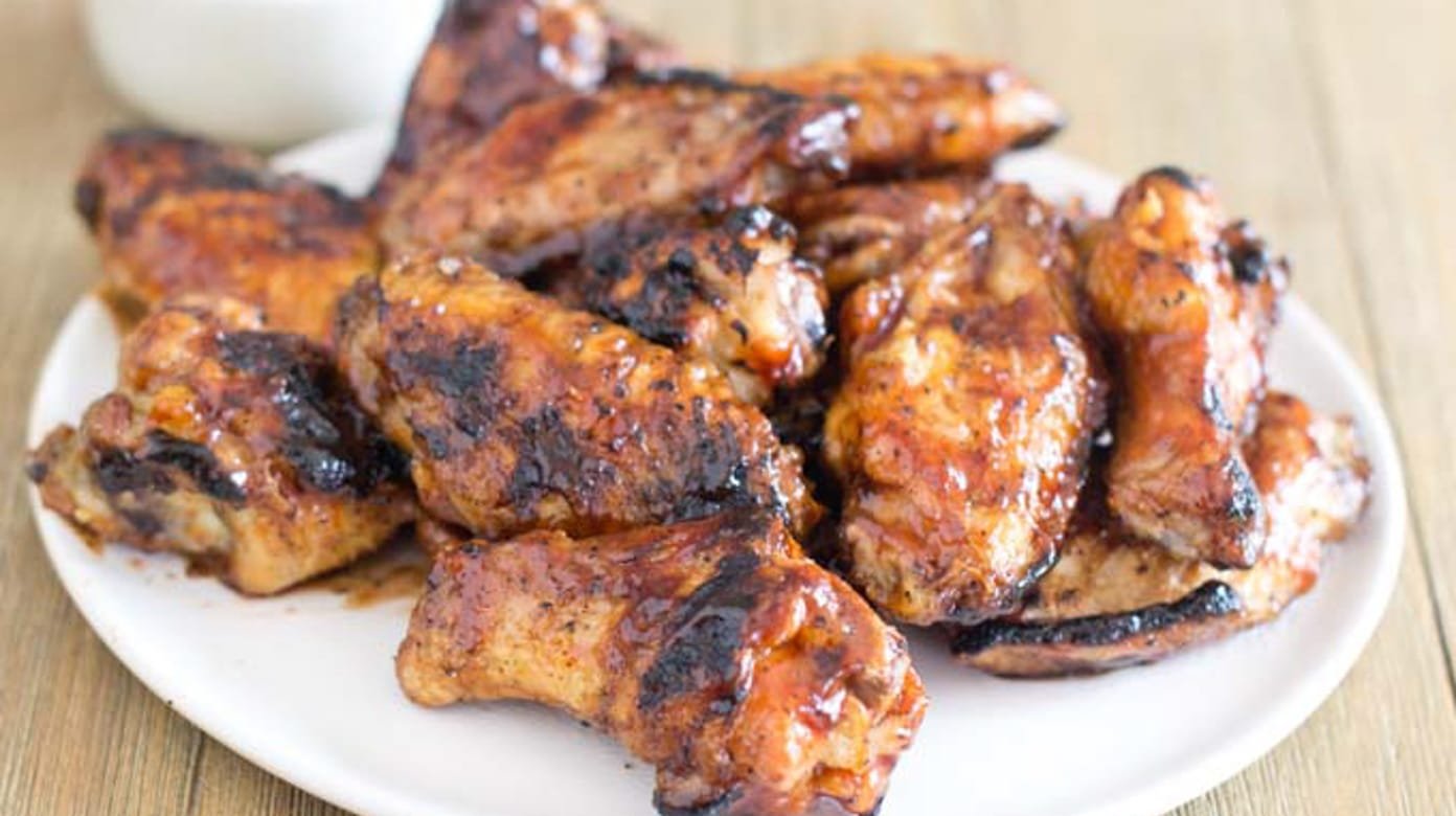 Bbq grill chicken wings best sale