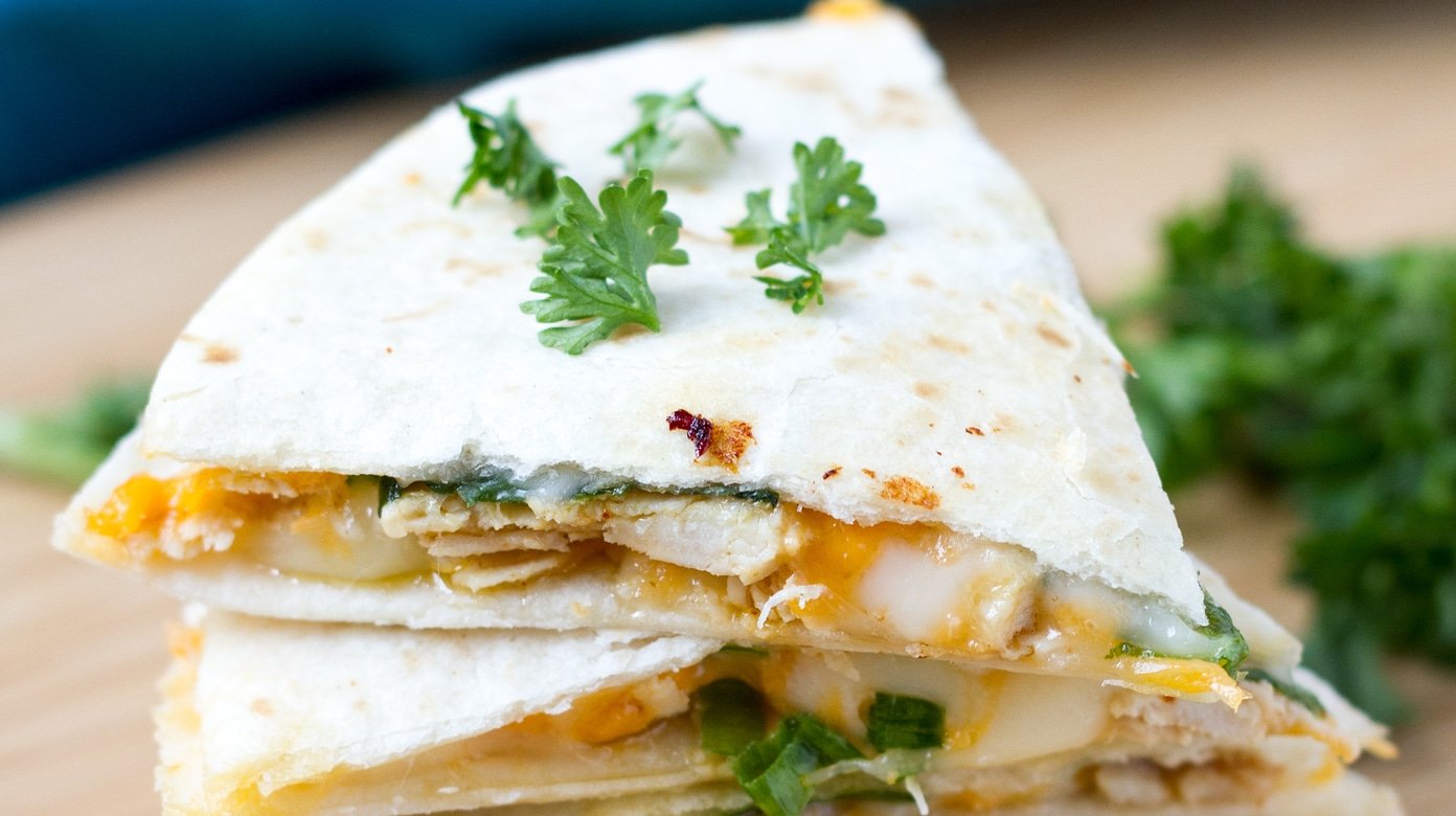 Air Fryer Chicken Quesadillas The Cookful