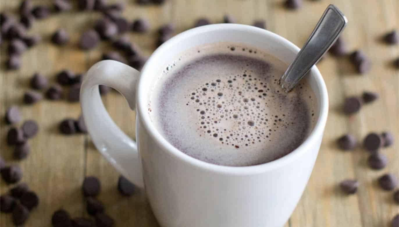 Microwave Hot Chocolate with chocolate chips - Vibrantly G-Free