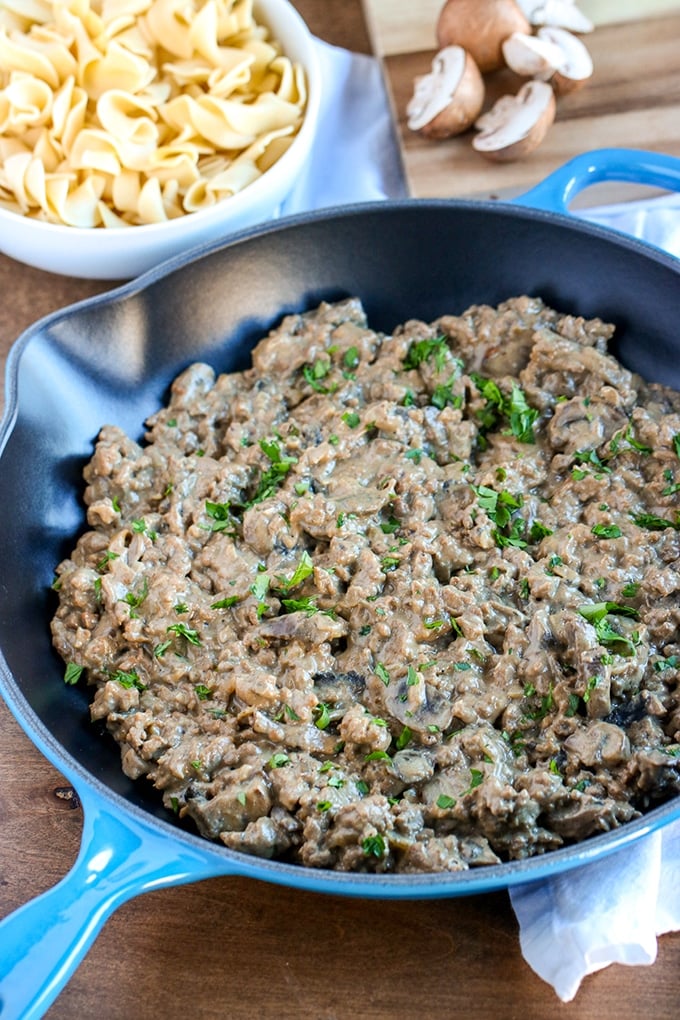 Ground Beef Stroganoff - The Cookful