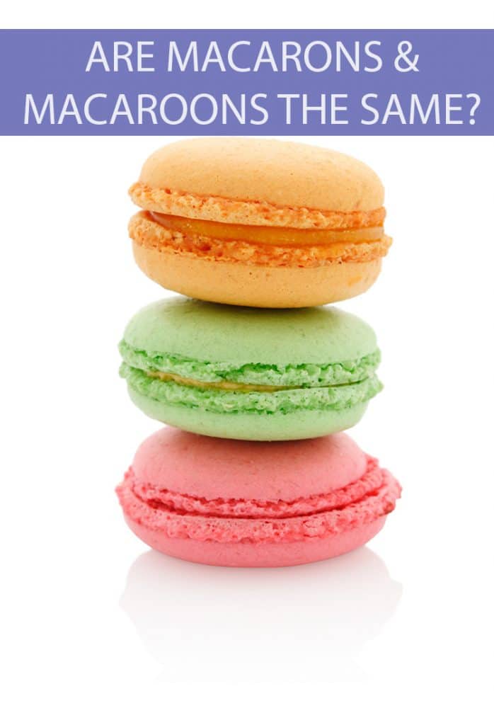 Both of these popular desserts are spelled nearly the same except for one extra “O,” so are macarons and macaroons actually the same thing?