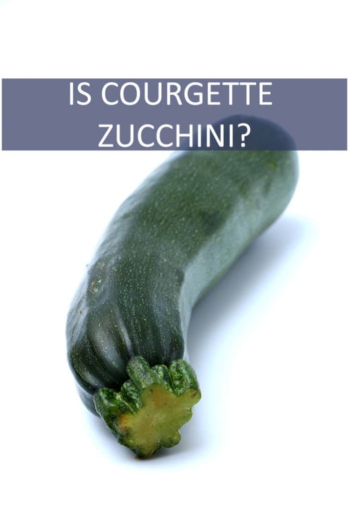 why is courgette called zucchini