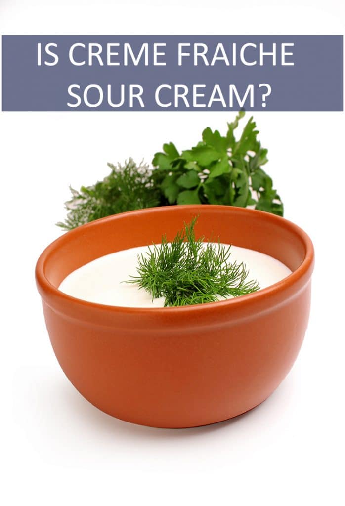 Is crème fraiche just a more expensive and dressed up version of sour cream? Are the two interchangeable?