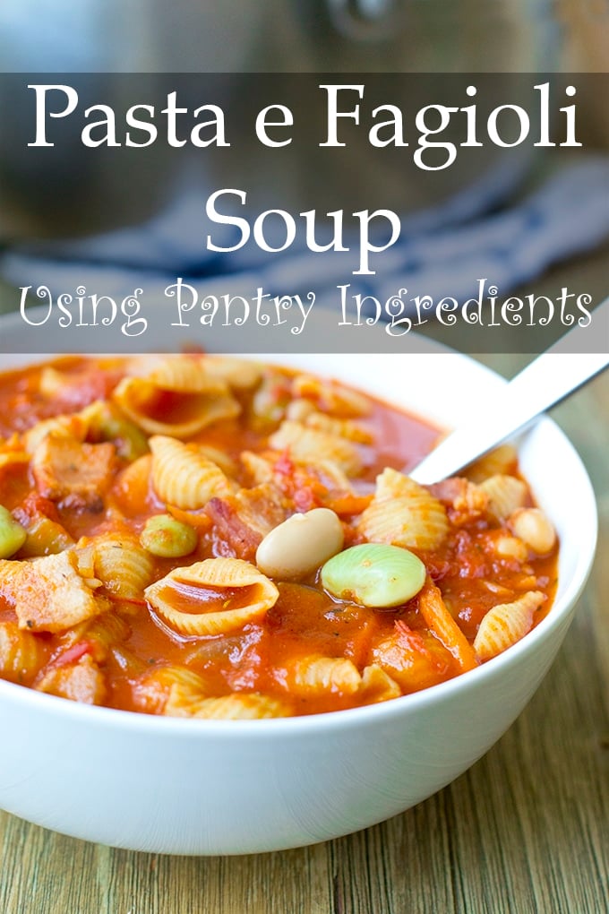 Pasta e Fagioli Soup of Olive Garden fame, uses handy pantry staples to make but tastes like you're out for a fun Italian dinner.