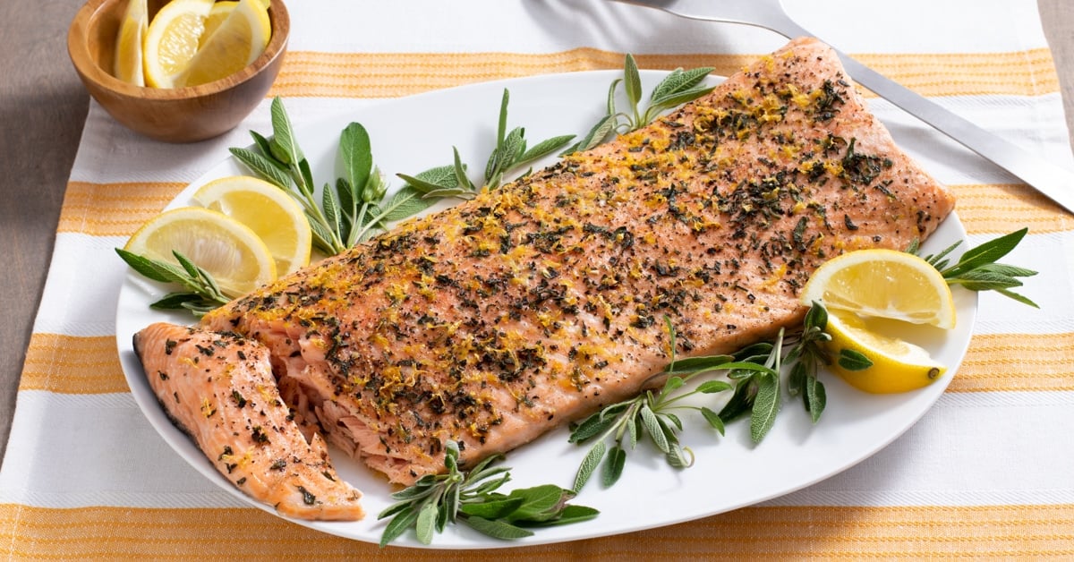 Perfectly Roasted Side of Salmon - TheCookful