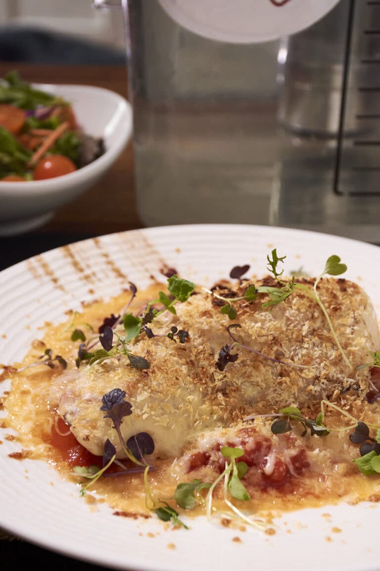 Sous Vide Chicken Parmesan