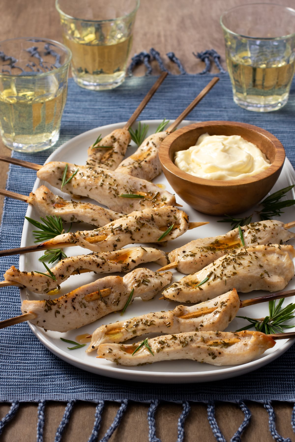 Chicken Skewers with Rosemary