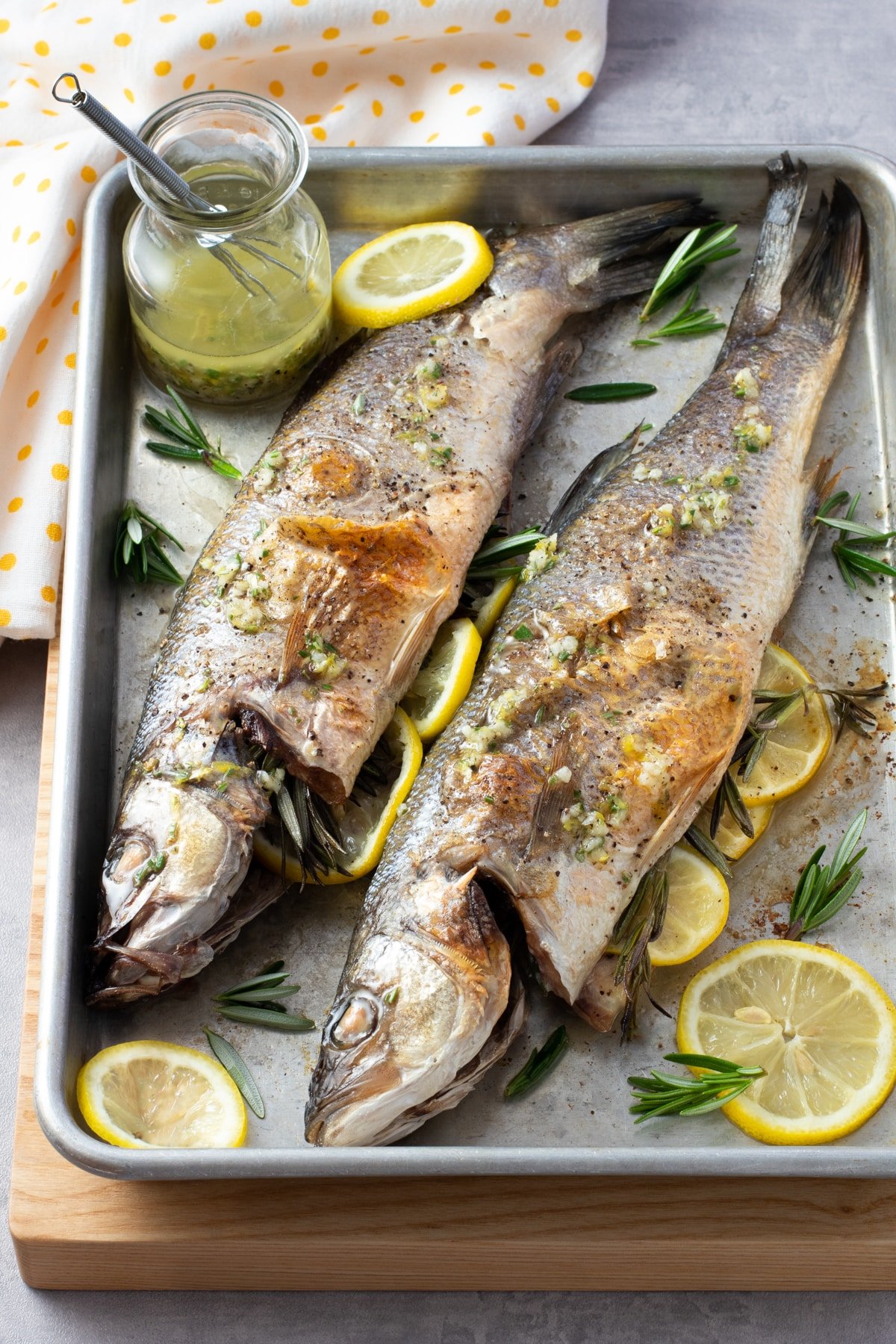 Roasted Branzino