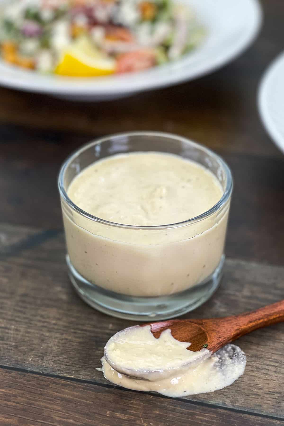 Lemon Hummus Dressing