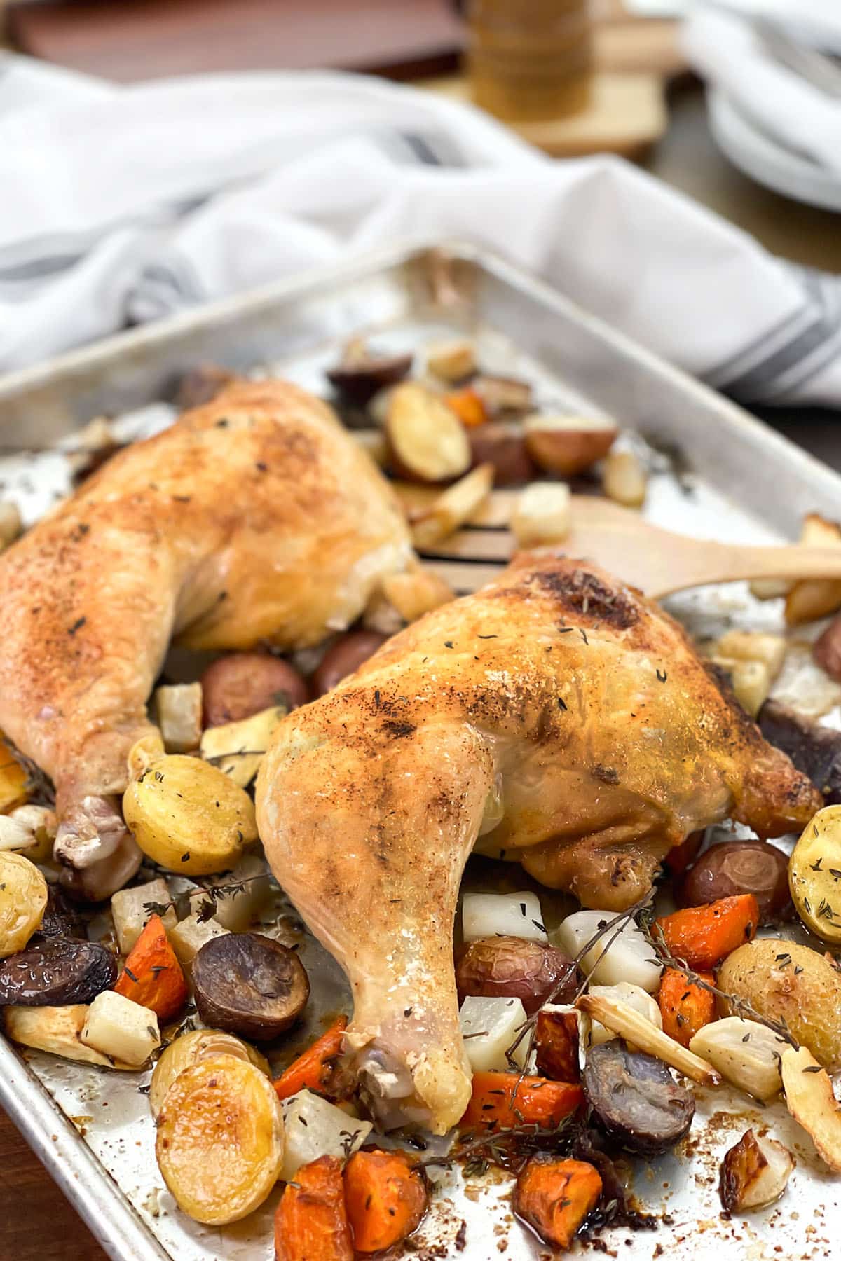 Sheet Pan Roasted Chicken and Veggies