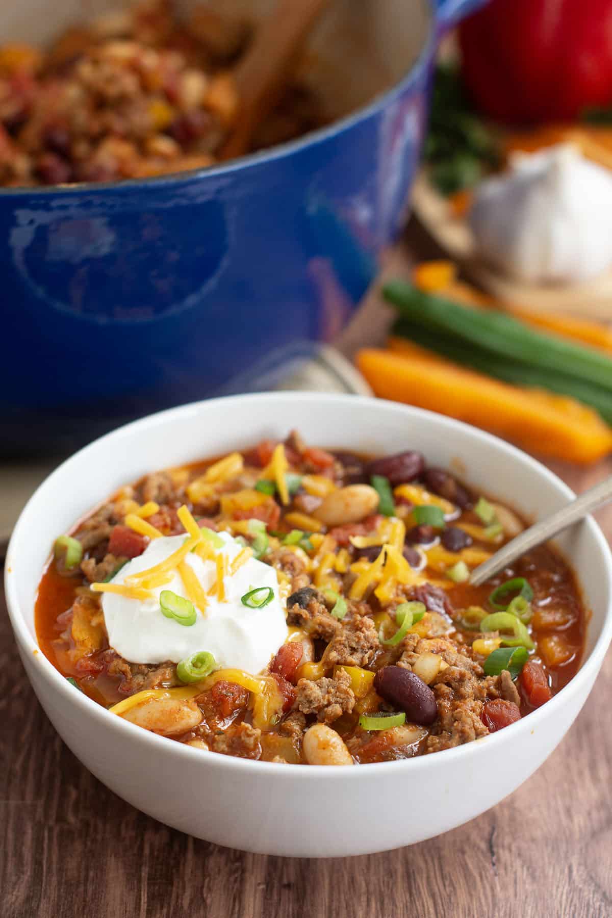 Delicious Ground Turkey Chili recipe - easy turkey chili