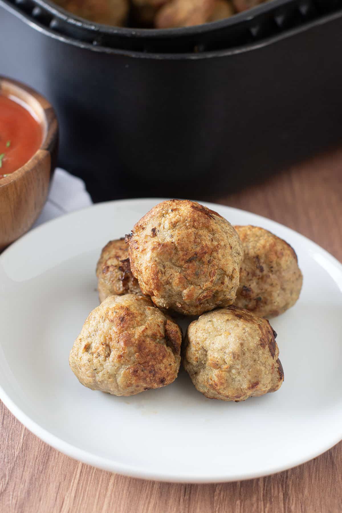 Air Fryer Turkey Meatballs