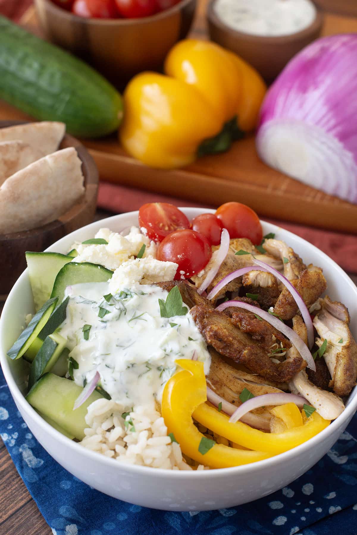 Shawarma Chicken Bowls